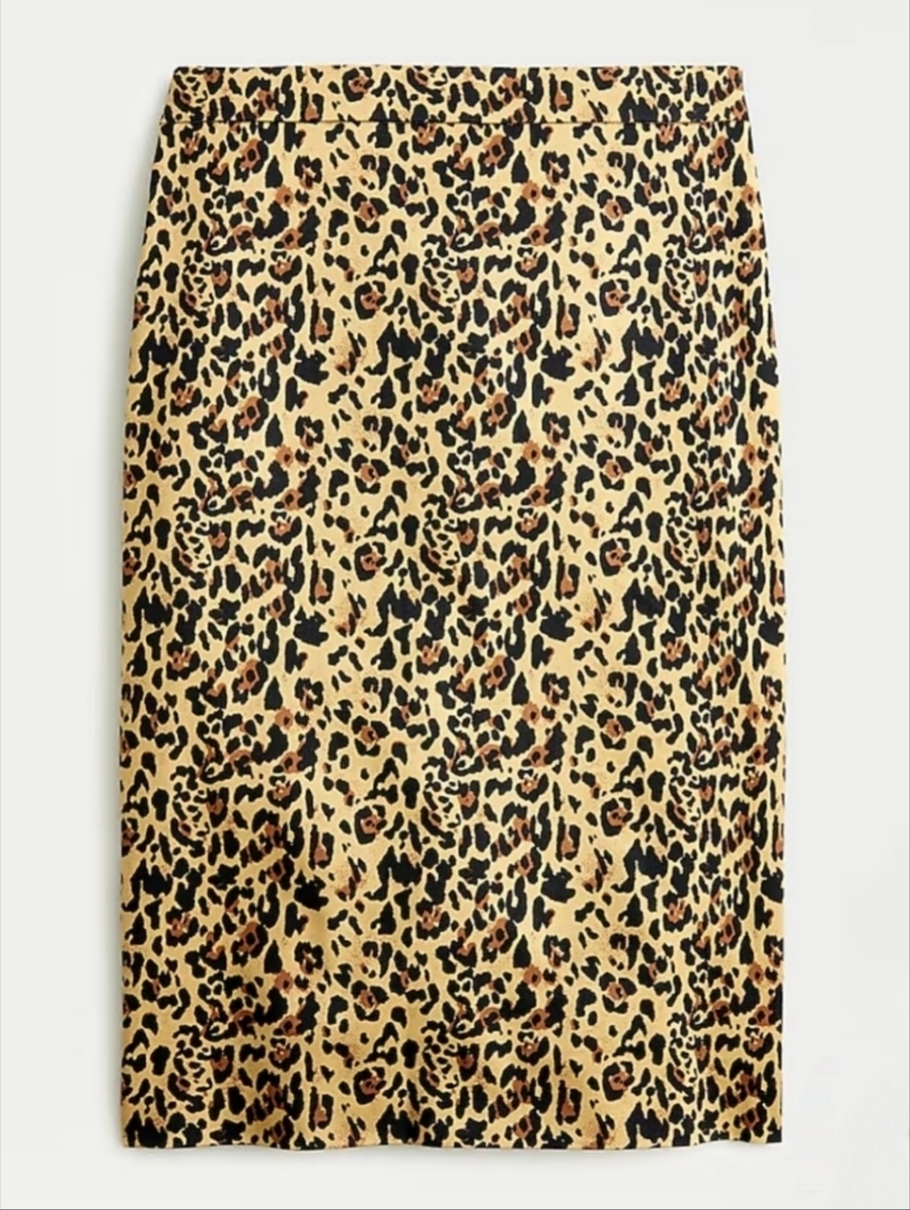 J CREW No. 2 Pencil Skirt in Leopard Print Bi-stretch Cotton Elastane, Lined, 2P - Picture 2 of 16